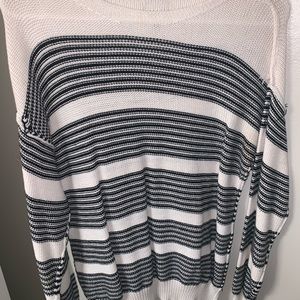 Black and white sweater